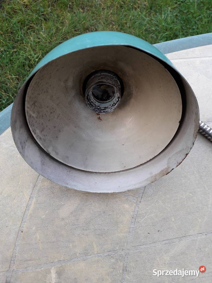 Lampa biurkowa z historią rekwizyt sygnowana Antyki, Sztuka, Kolekcje Warszawa