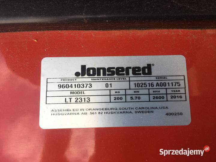 Jonsered LT2313 Traktorek kosiarka Tczew