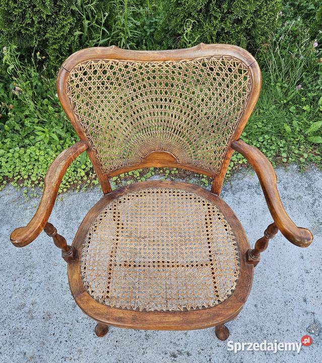Stół 4 fotele komplet mebli w stylu chippendale
