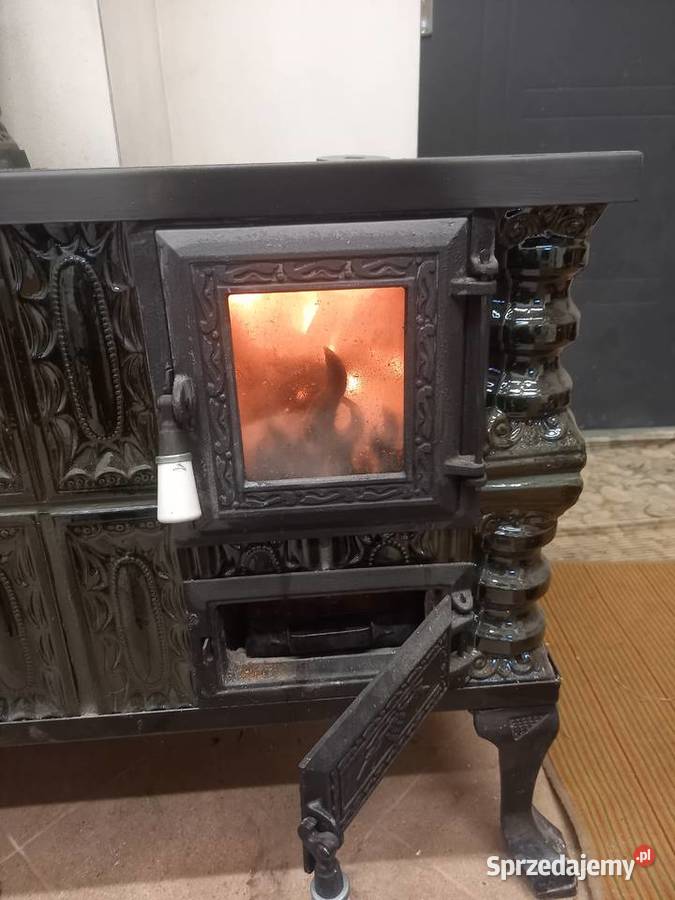 Kuchnia węglowa kaflowa 32KSSŻ zielona Przemyśl sprzedam