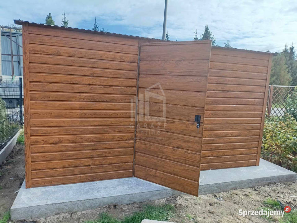 Schowek Domek Ogrodowy 4x3m Drzwi okno Łęczyca