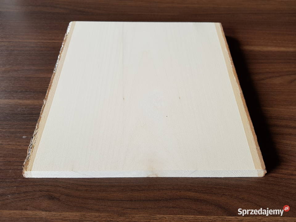 Deska lipowa z korą 25x225x25 rzeźba ikony Łódź