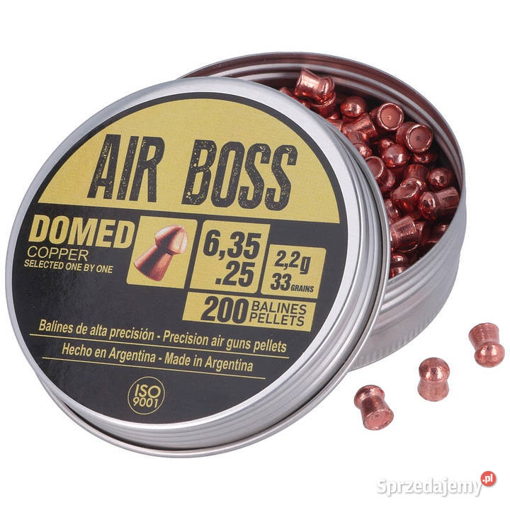Śrut Apolo Air Boss Domed Copper 635 mm 200 Sporty strzeleckie i myślistwo
