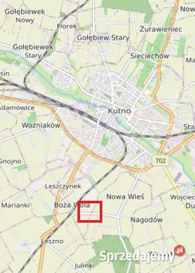 Sprzedam działkę budowlaną gm Kutno 9001700m2 łódzkie Boża Wola
