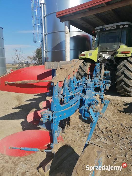 PŁUG 4 skibowy obrot Vogel noot stan Pługi