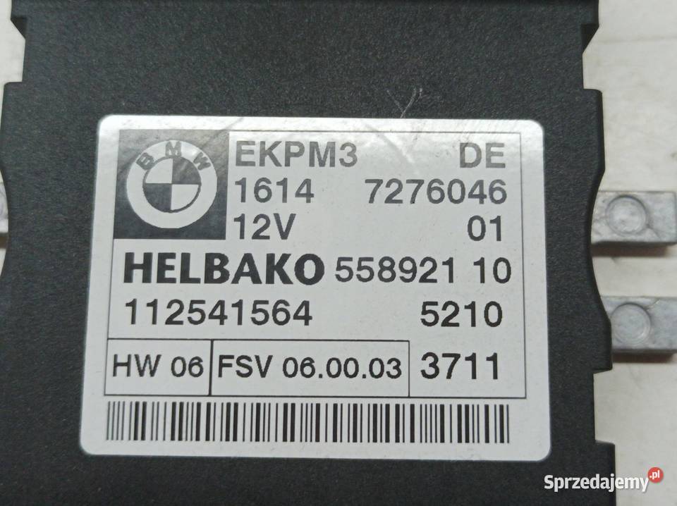 MODUŁ POMPY PALIWA 7276046 Bmw X1 I 20092015 E84