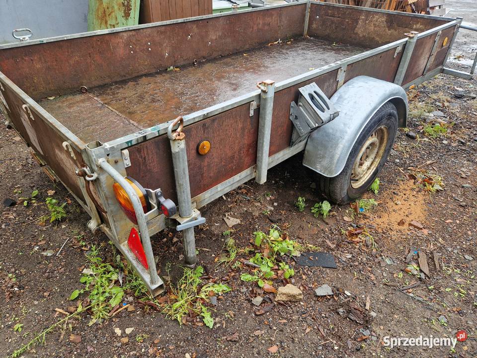 Przyczepka DMC 1500 Hamulec najazdowy ładowność burtowe Kłobuck