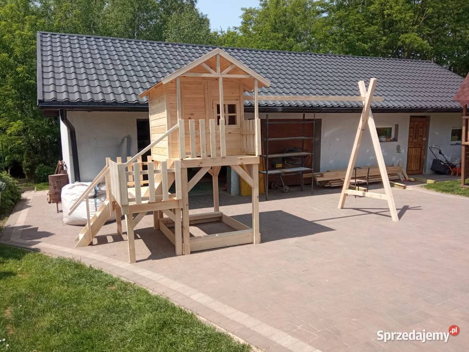 Domki drewniane place zabaw dzieci Dębica sprzedam