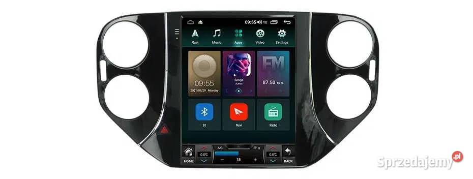 Radio android 10 VW Tiguan 0716r Tesla gps wifi Radioodtwarzacze Ożarowice
