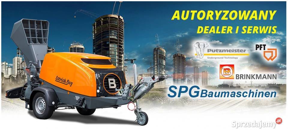 Pompa natrysk betonu torkretnica SPCC PG90M Kraków