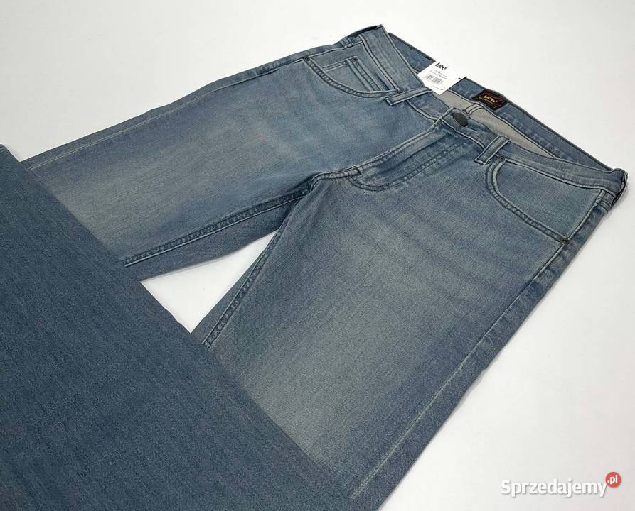 Spodnie męskie Lee Daren Zip Fly Mid Shark W38 Odzież codzienna Wrocław sprzedam