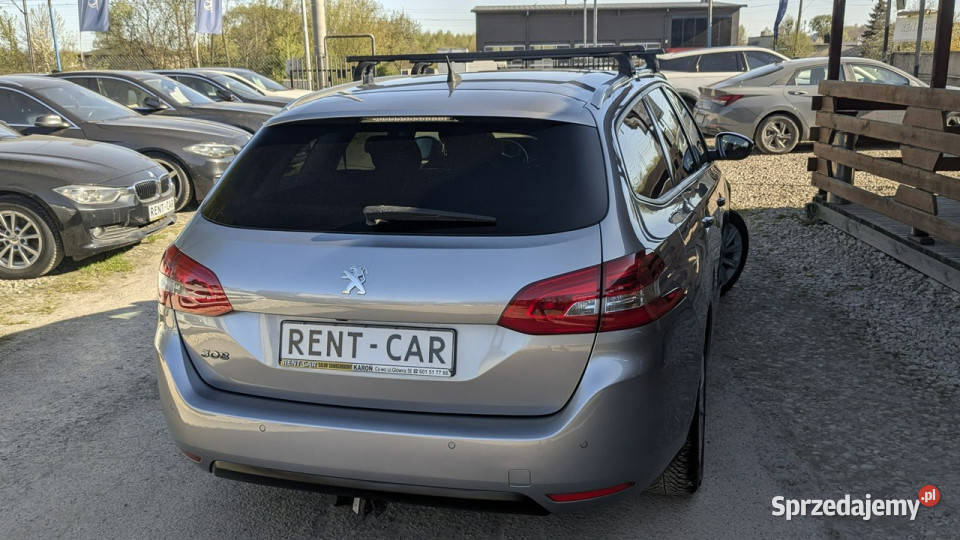 Peugeot 308 SW 12iSTYLEOPŁACONY relingi dachowe śląskie sprzedam