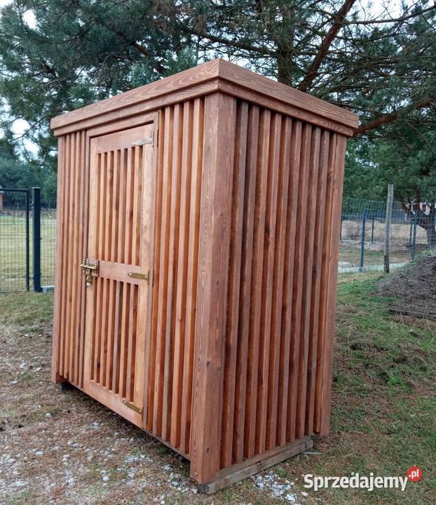Domek narzędziowy 2 x 11m z elewacją lamel pion śląskie Kalety