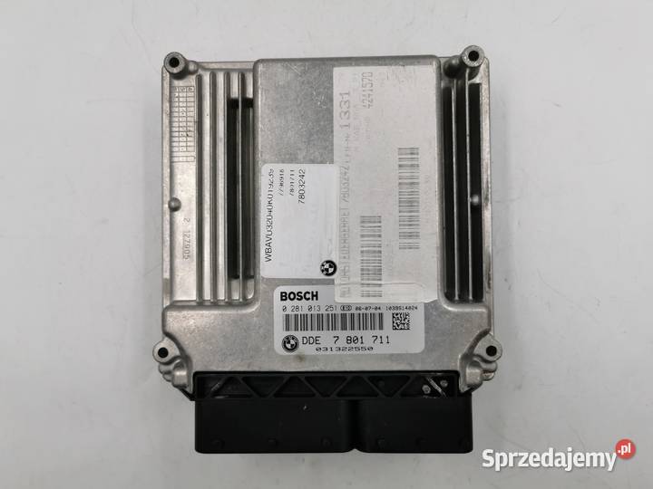 Sterownik Silnika BMW 5 E60 520d 20d M47 7801711 Układ elektryczny Wyszków