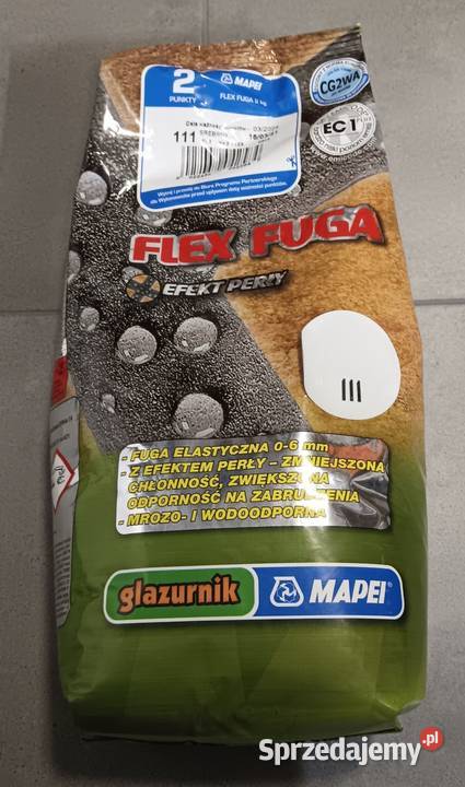 Fuga Mapei Silver srebrny 111 opakowanie 2 Białystok