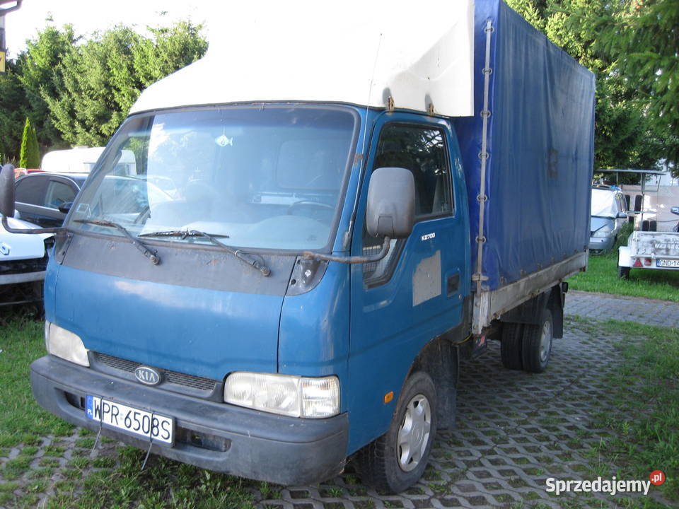 KIA K2700 SKRZNIA ALUMINIOWA Z PLANDEKĄ 27DIESEL radio / CD Nowy Dwór Gdański