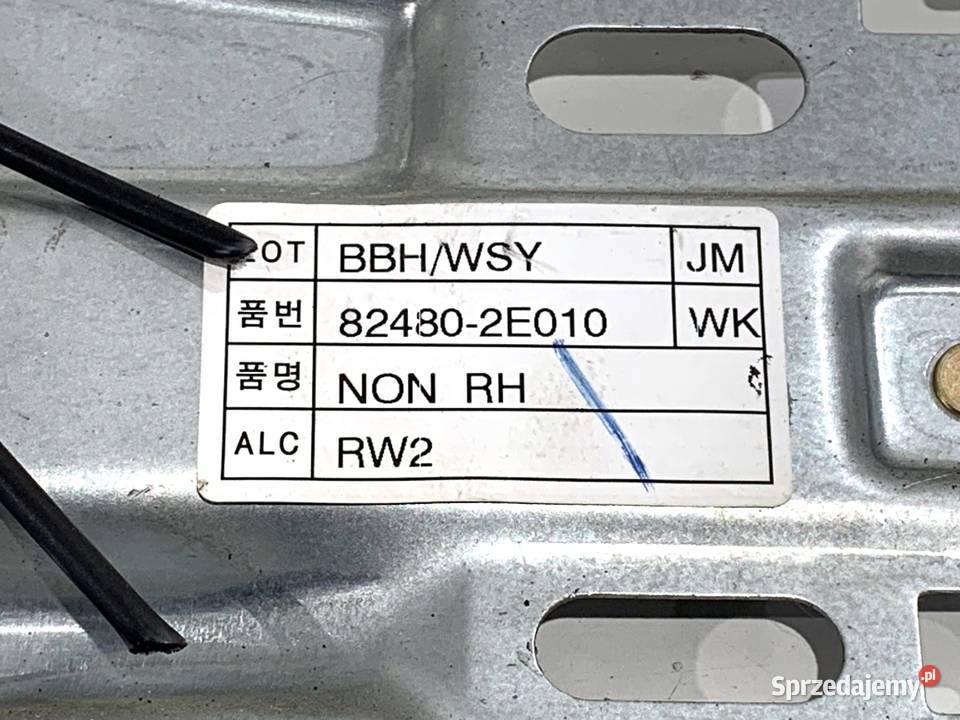 PODNOŚNIK SZYBY PRAWY PRZÓD HYUNDAI TUCSON