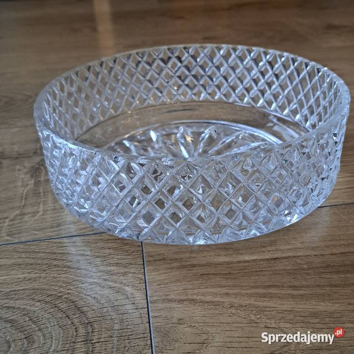 Kryształowa misa z PRL oryginał szlif diamentowy sprzedam