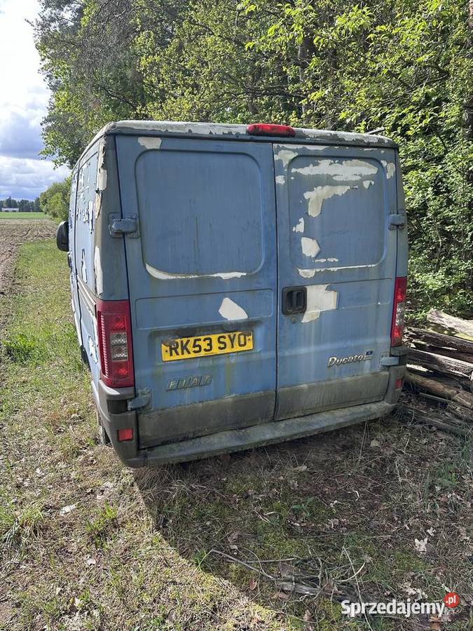 Fiat Ducato 20JTD złom bez prawa rejestracji Fiat Sztabin