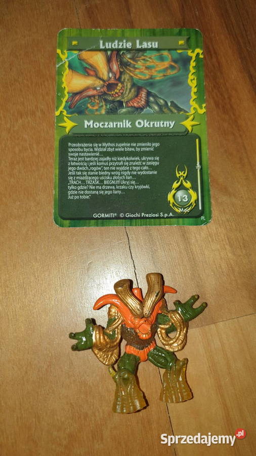 Gormiti Moczarnik Okrutny figurka z dedykowaną 4 lata+