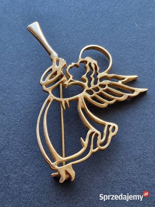 VINTAGE BROSZKA ANIOŁ ART DECO Częstochowa sprzedam