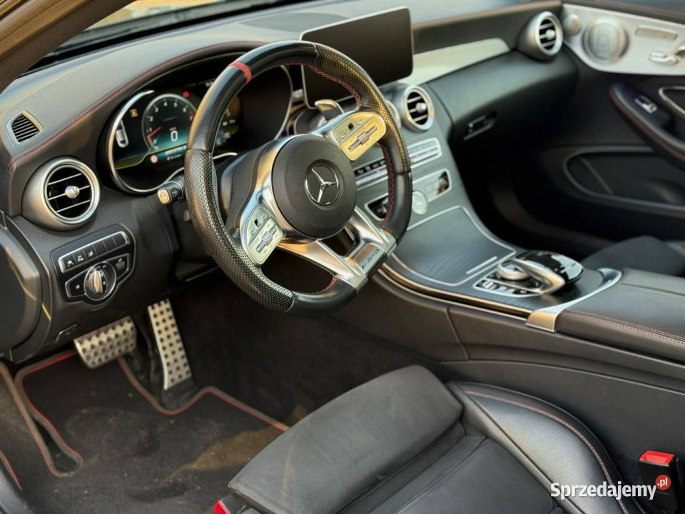 Mercedes C 43 AMG Salon Polska 4Matic Burmester benzyna śląskie Tarnowskie Góry