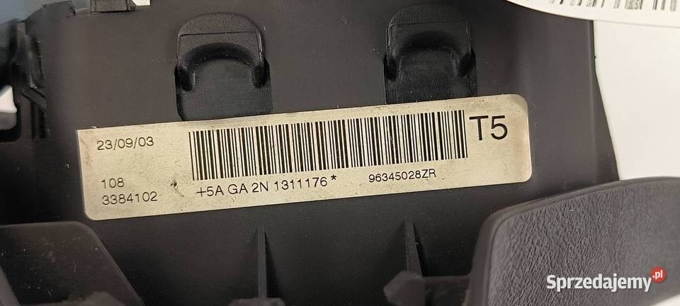 PODUSZKA AIRBAG PEUGEOT 307 Lipno