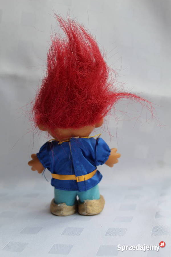 Troll Russ Czerwony Król Władca Książę Figurka