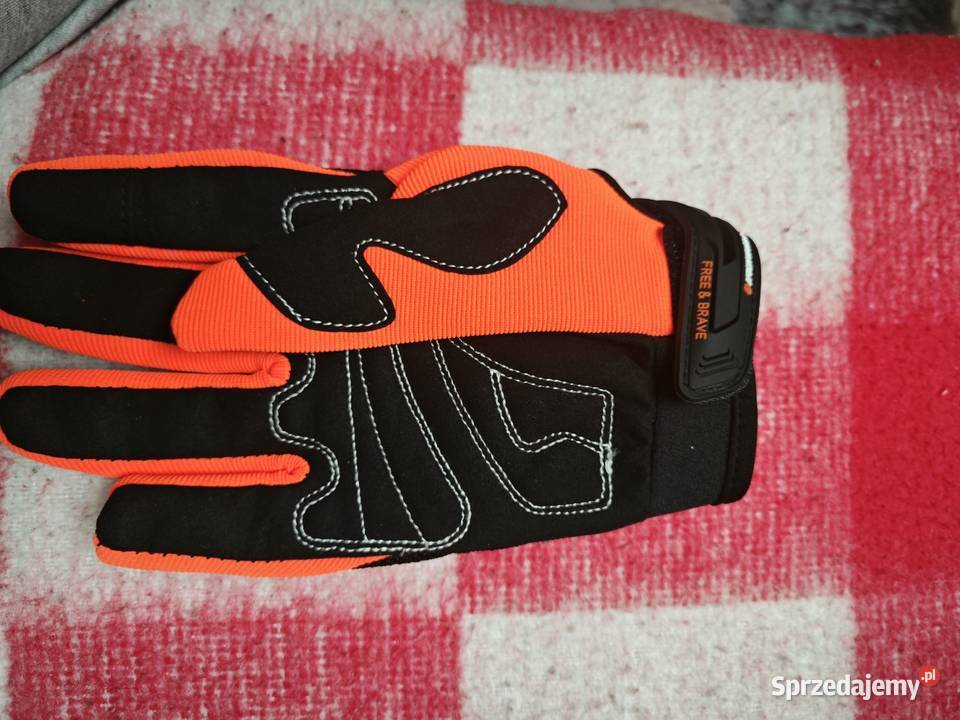 Rękawice motocyklowe krótkie nowe L Kamień Pomorski