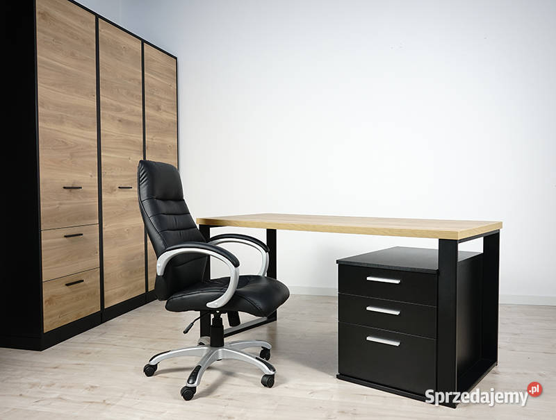 Biurko Neptun kontenerek Dąb Castello 140 Stoły, krzesła, biurka Biłgoraj