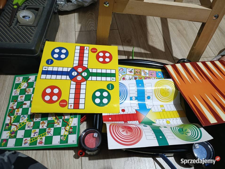 zestaw gier planszowych Family Games 7in1 Poznań sprzedam