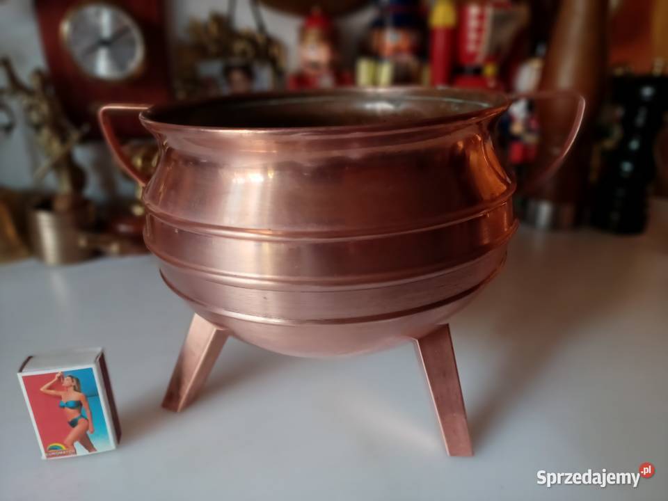 Piękna skandynawska donica Miedź Kolekcja wielkopolskie Poznań