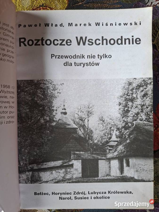 Roztocze Wschodnie Paweł Wład Marek Wiśniewski Kraków sprzedam