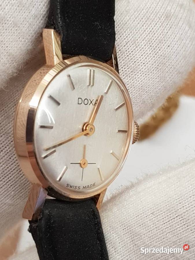 Zegarek damski Doxa z 14karatowego różowego Chorzów sprzedam