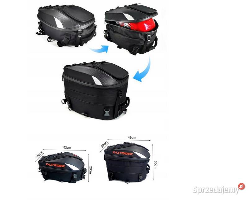 TORBA MOTOCYKLOWA NA TYŁ ZADUPEK PLECAK śląskie Sosnowiec