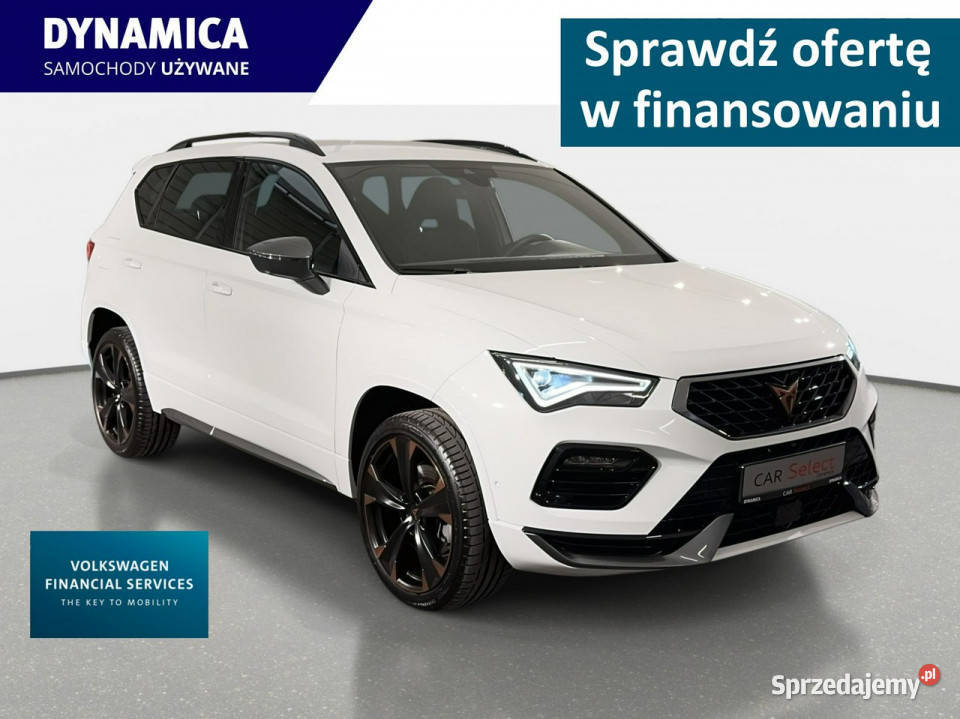 Cupra Ateca VAT 23 15TSI 150 DSG 2024 r salon biały Myślenice