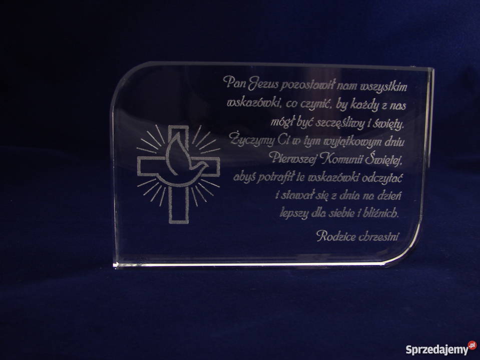 Statuetka kryształowa 10x15 GRAWER LASEROWY Malbork