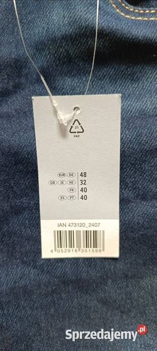 LIVERGY spodenki bermudy jeansowe męskie z warmińsko-mazurskie Ełk