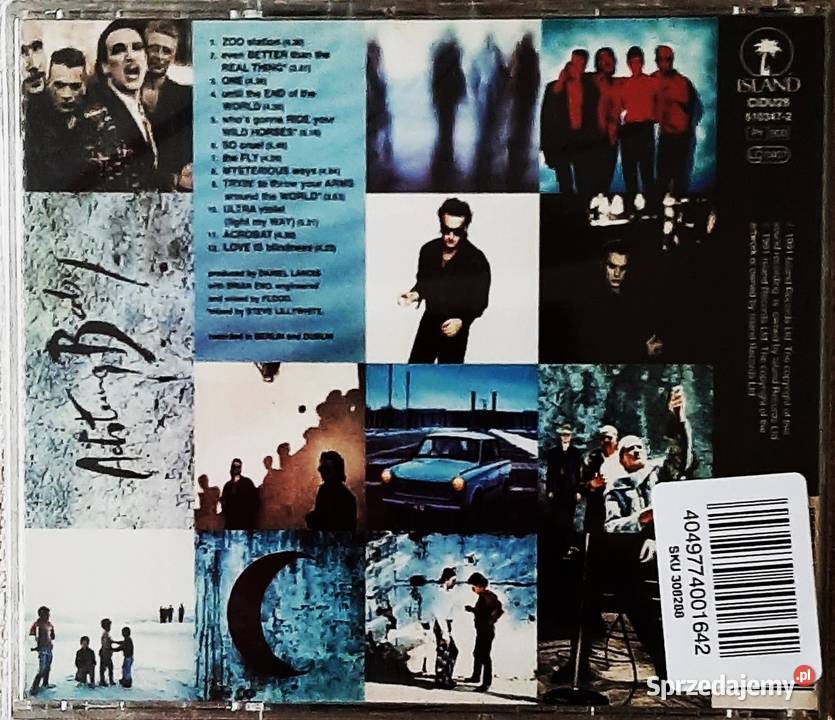 Album CD Kultowego Zespołu U2 Album ACHTUNG Lubin