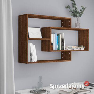vidaXL Półka ścienna brązowy dąb 104x20x585 Warszawa sprzedam