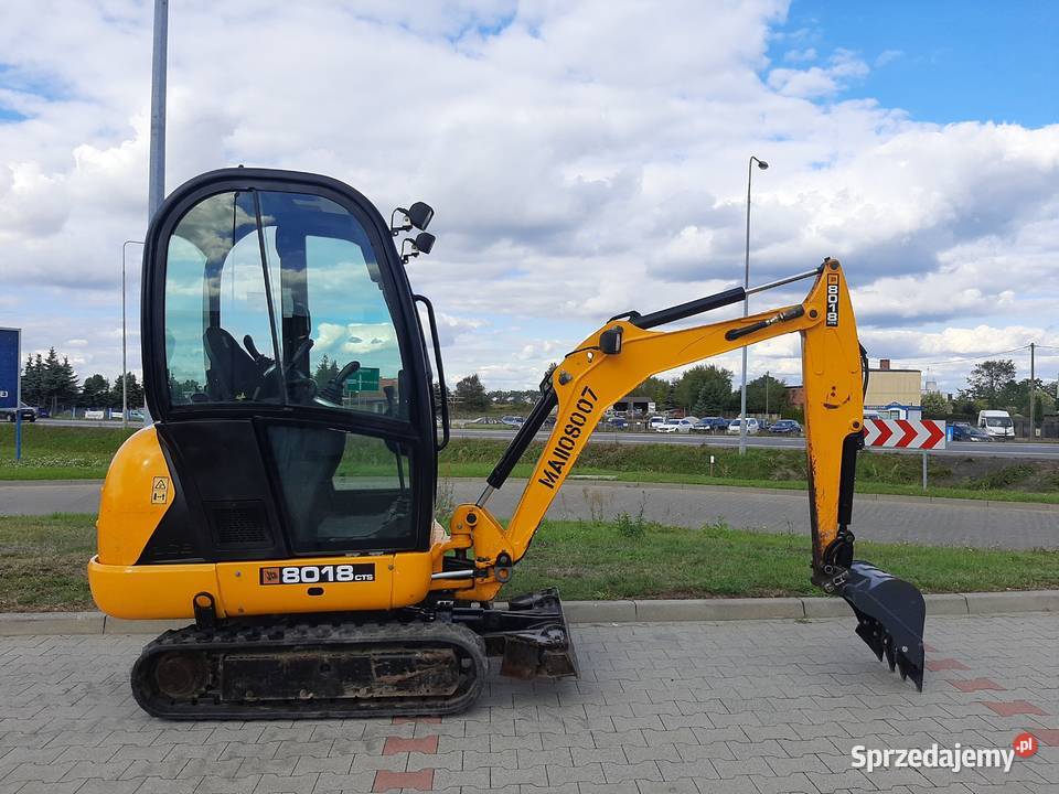 JCB 8018 CTS 2015r 2200mth GWARANCJA LEASING nie Gniezno