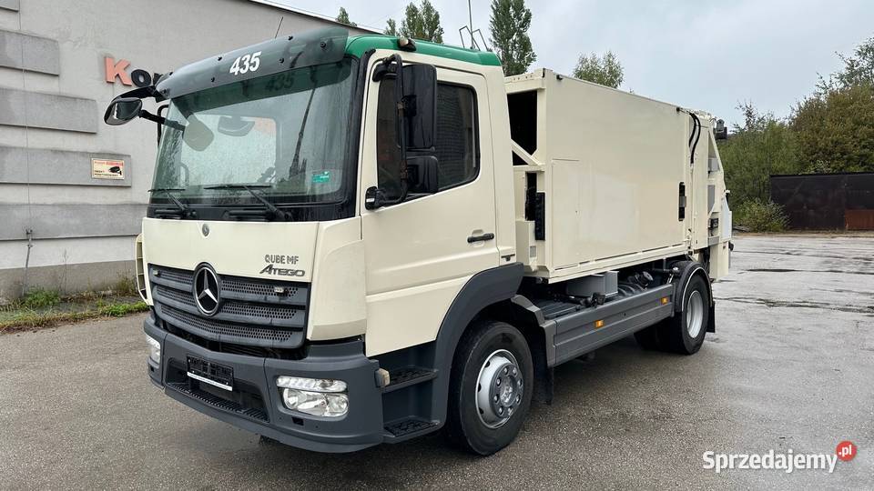 Mercedes Atego śmieciarka z wagą 10m3 EURO 6