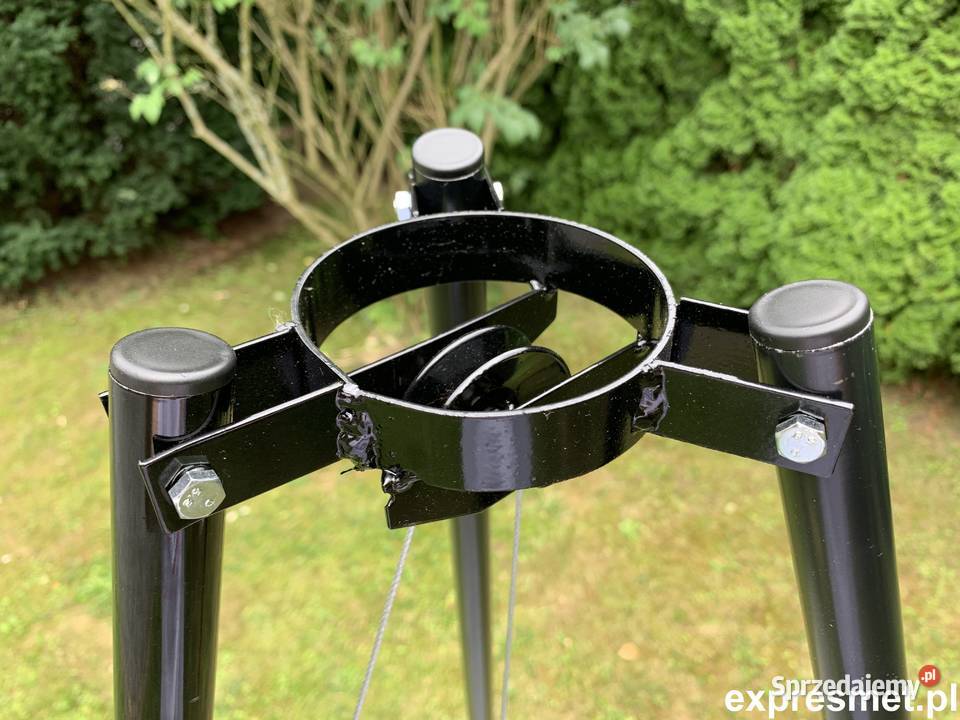 Grill ogrodowy Trójnóg z korbką KUTY DUŻY RUSZT małopolskie Kraków