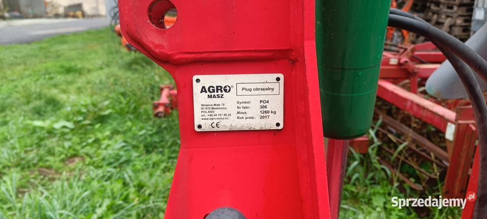 Pług Agro Masz 4 dolnośląskie Jawor sprzedam
