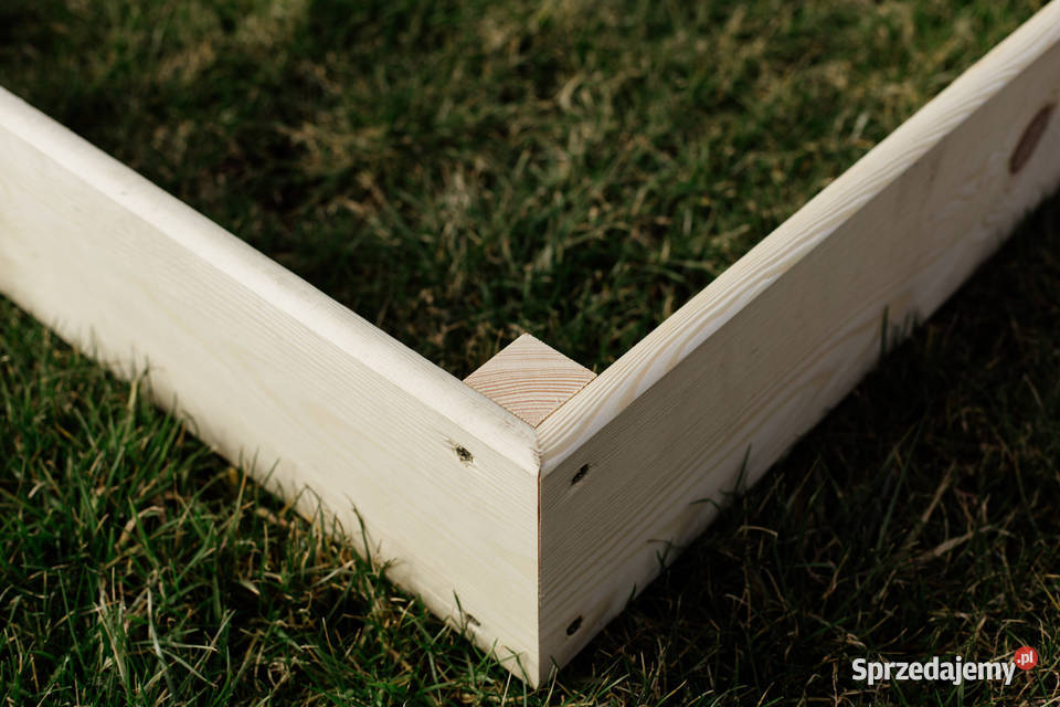 Warzywnik drewniany kwadratowy skrzynia ogrodowa sprzedam