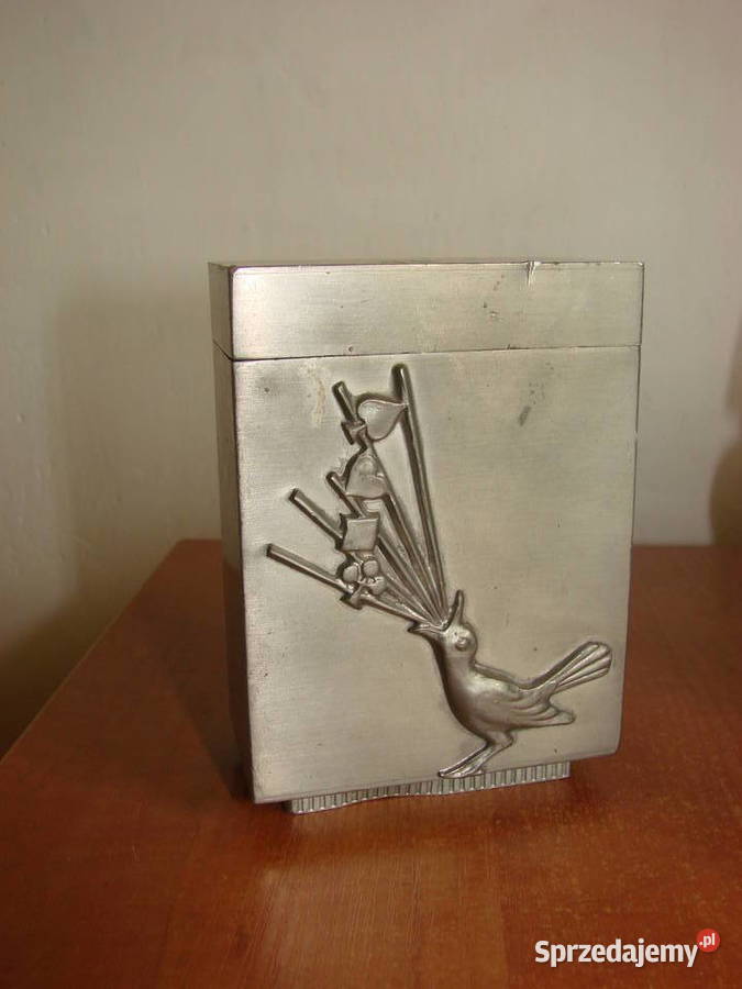 Gab Tenn Svensk Vara cynowe pudełko na karty Pruszcz Gdański sprzedam