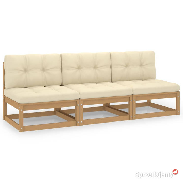 3osobowa sofa z poduszkami lite drewno sosnowe Warszawa