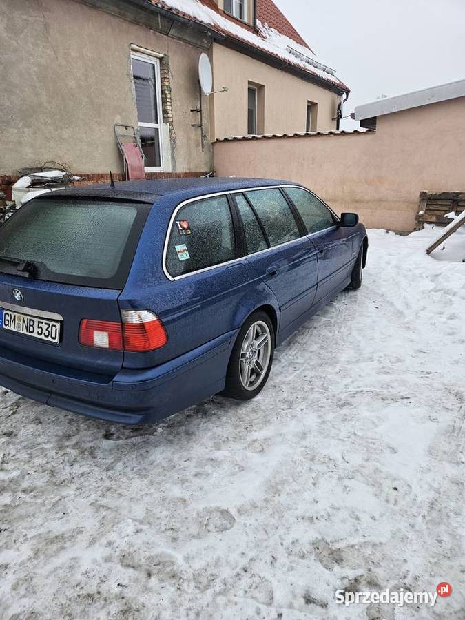 Bmw E39 kombi niebieska seria 5 kombi hak i LPG Elbląg