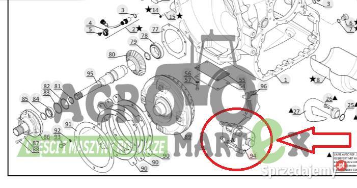 ZACISK HAMULCA 840 MLT MANITOU