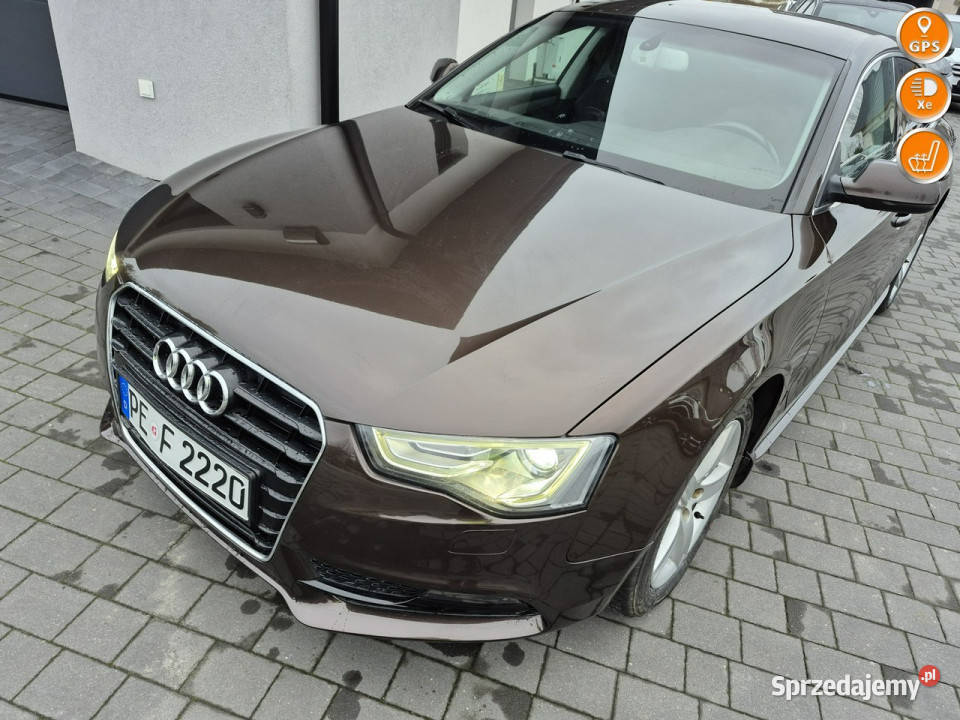 Audi A5 xenon led navi chromy ładny lift 8T lubelskie Drelów